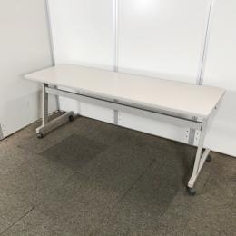 【中古】サイドスタックテーブル[幕板無し]　コクヨ　KTT-S901　ナチュラルグレー