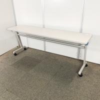【中古】サイドスタックテーブル[幕板無し]　コクヨ　KTT-S900　ナチュラルグレー