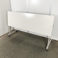 【中古】サイドスタックテーブル[幕板無し]　コクヨ　KTT-S901　ナチュラルグレー